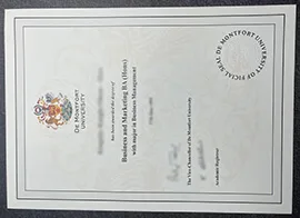 Buy De Montfort University diploma, Realistic Diplomas.