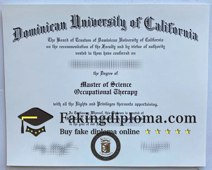 Where to order Dominican University of California diploma? buy fake Dominican University of California degree.