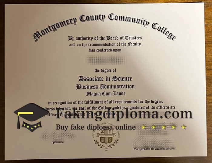 fake Montgomery County Community College diploma, buy MCCC degree online.