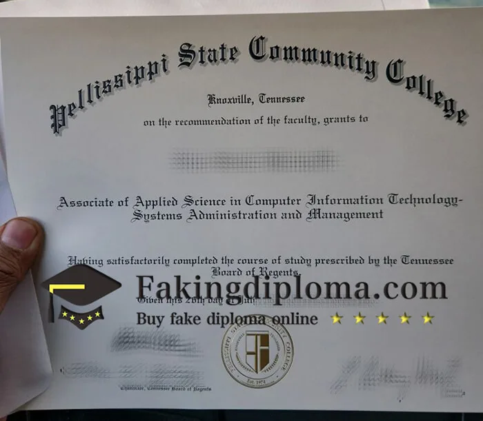 Pellissippi State Community College diploma, buy fake degree.