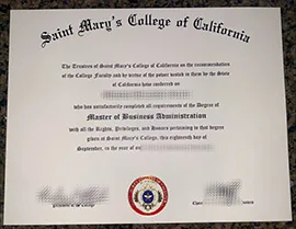 Where to get Saint Mary’s College of California Diploma?