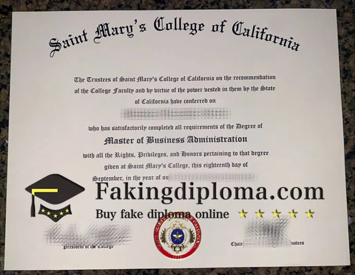 How to buy Saint Mary's College of California diploma?
