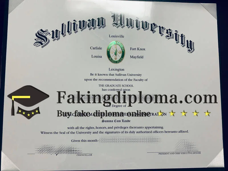 Buy Sullivan University degree, buy fake Sullivan University certificate online.