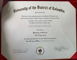 University of the District of Columbia Diploma, Buy UDC Degree.