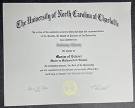 How to order fake UNC Charlotte diploma online?