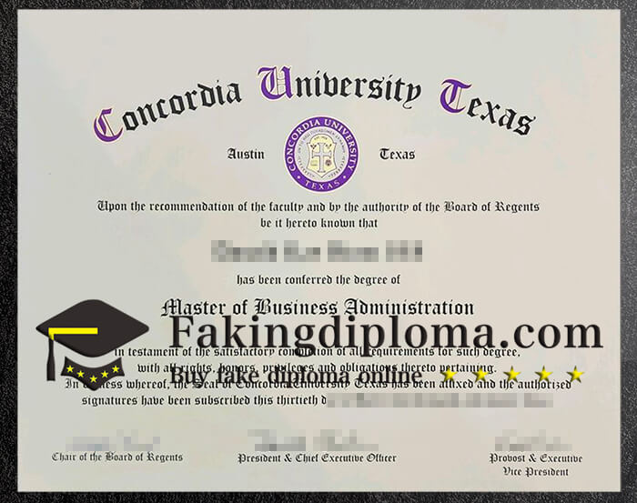 where to buy Concordia University Texas diploma?