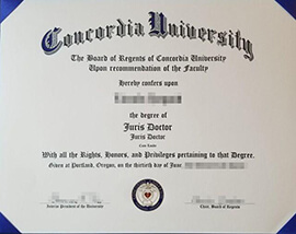 Concordia University Diploma, buy fake degree online.