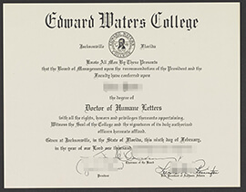 Make Edward Waters College fake diploma online.