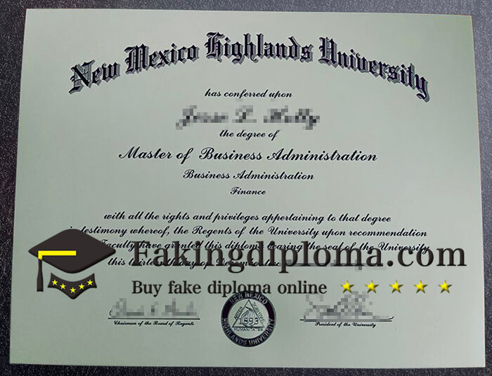 buy New Mexico Highlands University degree