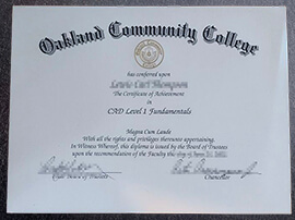 Are you looking for an Oakland Community College diploma?