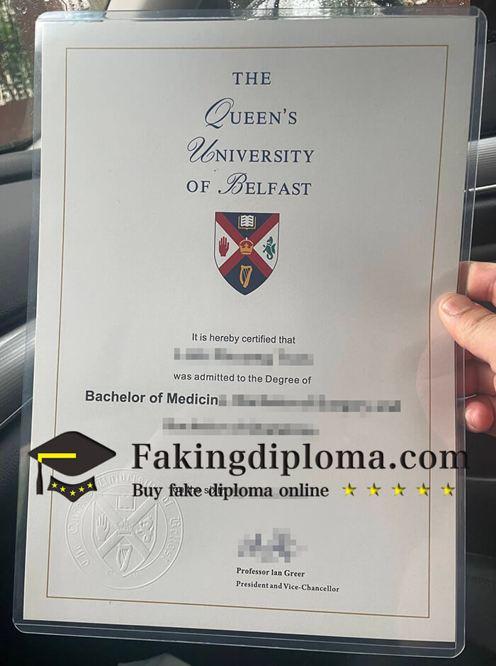 where to order Queen's University of Belfast diploma?