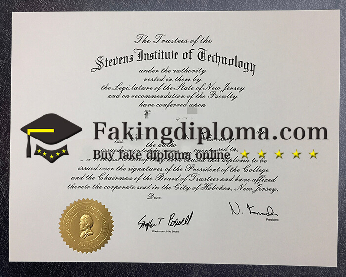Buy Stevens Institute of Technology diploma online.