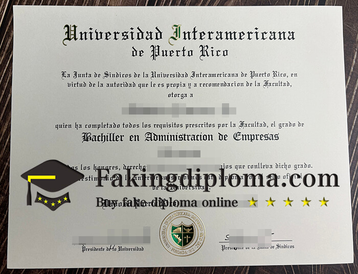 Universidad Interamericana de Puerto Rico degree