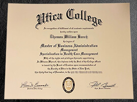 What is the cost of making Utica College diploma?
