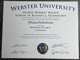 How much does it cost to buy a Webster University diploma?