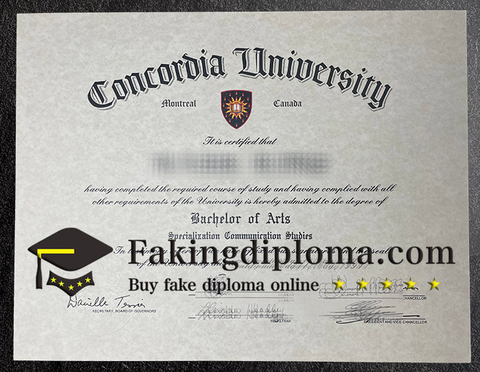 Where to get Concordia University diploma? buy Concordia University degree online.