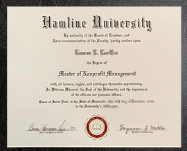 Purchase Hamline University fake diploma online.