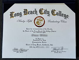 Long Beach City College Diploma, Buy LBCC fake degree online.