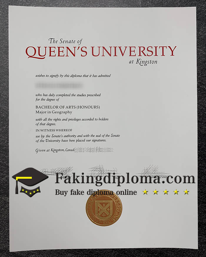 Buy Queen's University diploma, get Queen's University degree online.