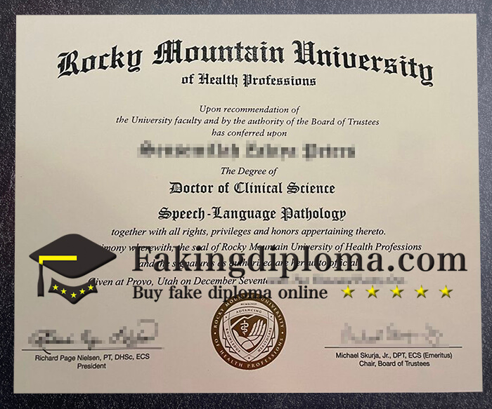 Where to order Rocky Mountain Universit diploma? buy RMU degree online.
