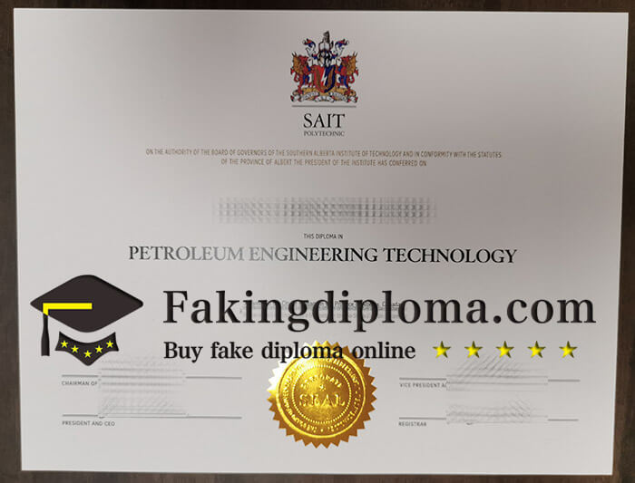 Buy SAIT Polytechnic diploma, make fake SAIT Polytechnic degree.