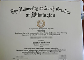 How to get University of North Carolina at Wilmington diploma?