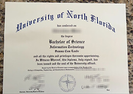 Order University of North Florida Diploma online.