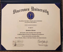 Never give up to buy Vincennes University fake diploma?
