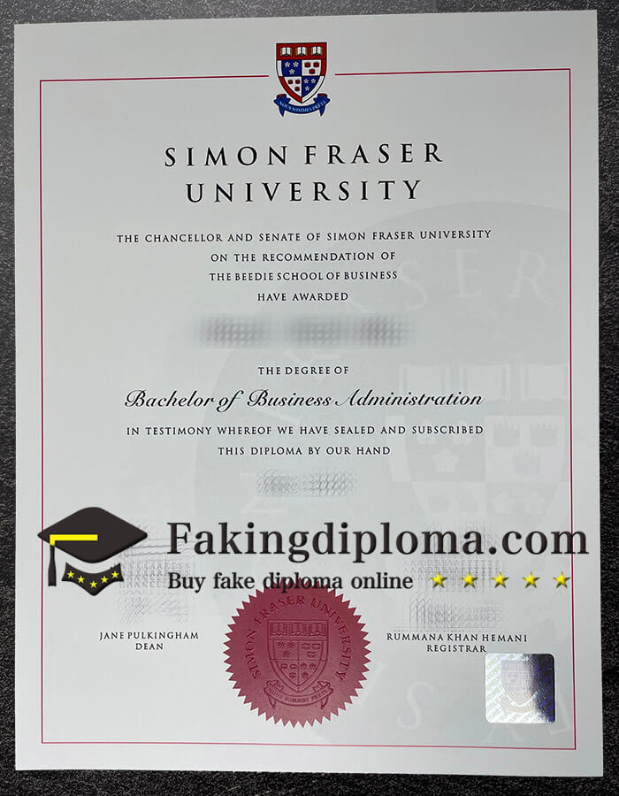 buy Simon Fraser University degree. get SFU diploma online.