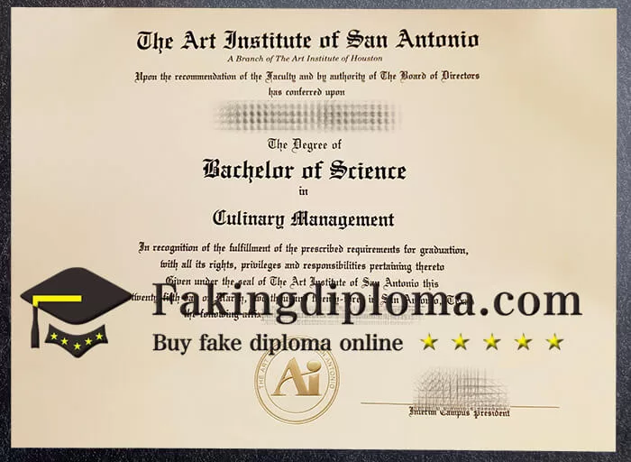 Buy Art Institute of San Antonio diploma, order AISA degree online