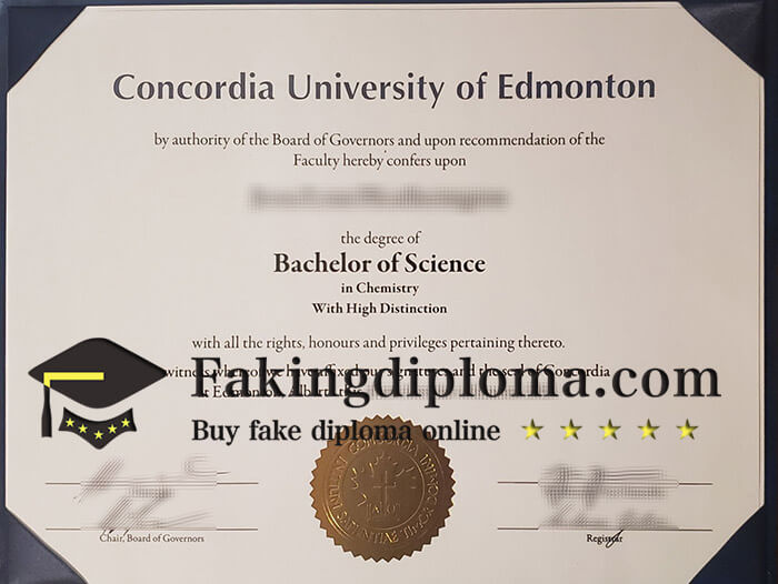 Concordia University of Edmonton certificate. buy CUE bachelor degree online.