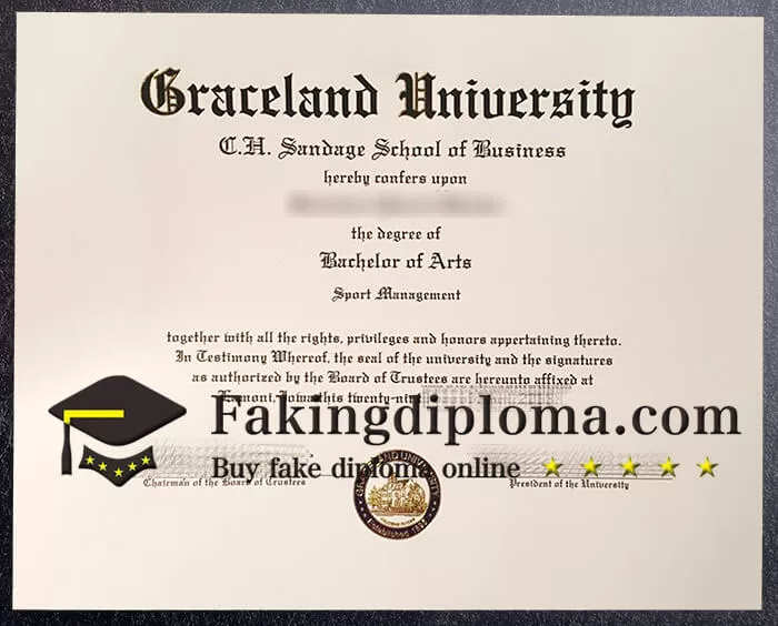 How long to get Graceland University Fake diploma?