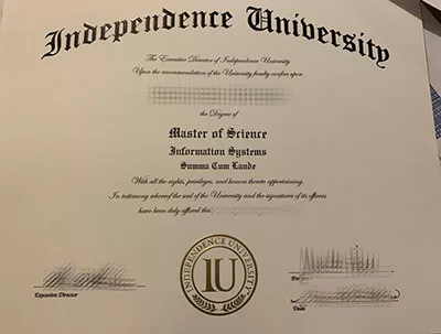 Can I get Independence University fake diploma?