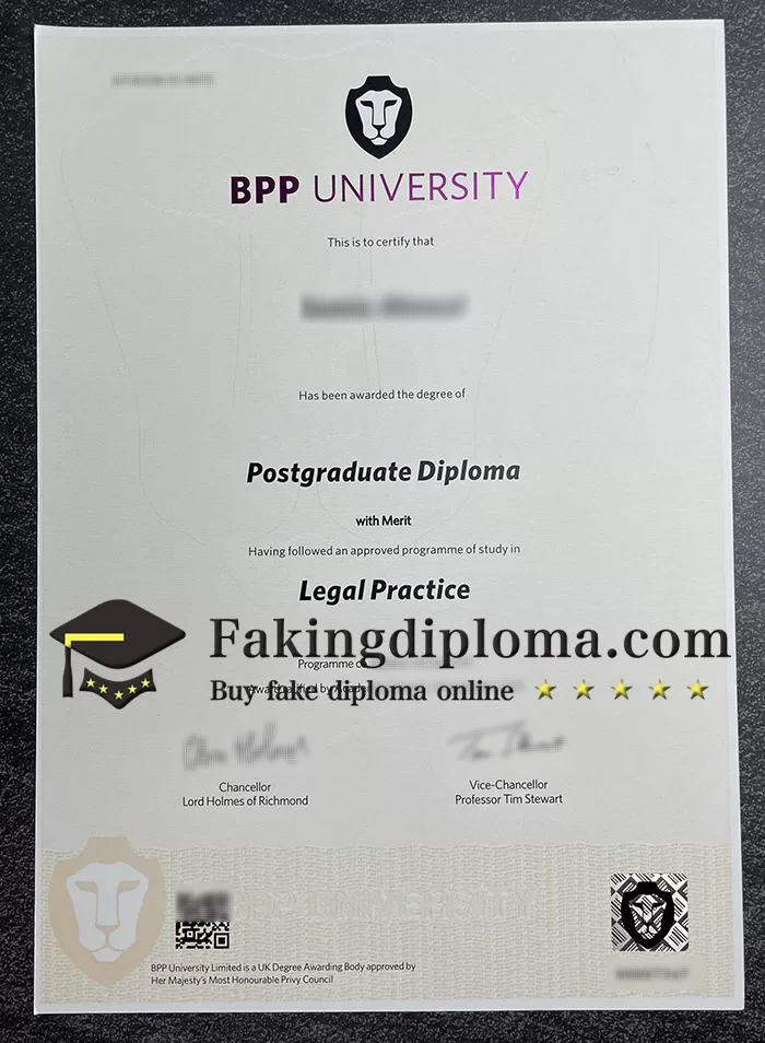 buy BPP University diploma.