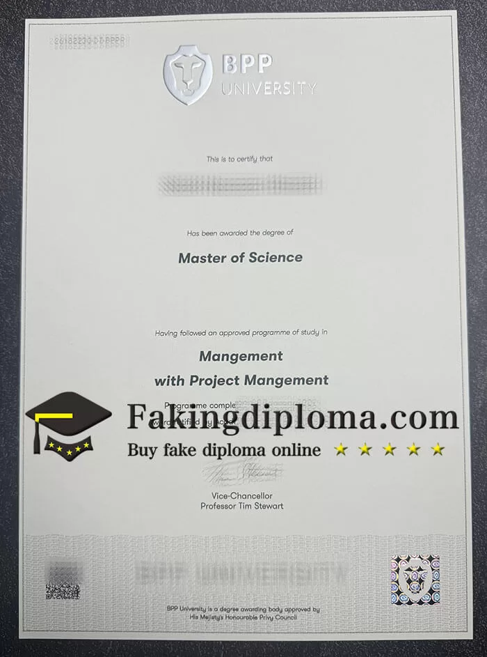 Buy BPP University diploma, get fake degree online.
