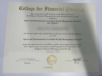 Where to order College for Financial Planning fake diploma?
