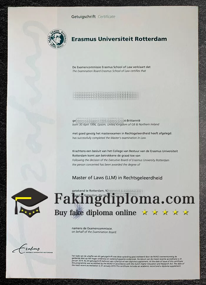 Can I buy Erasmus Universiteit Rotterdam diploma? buy EUR degree online.
