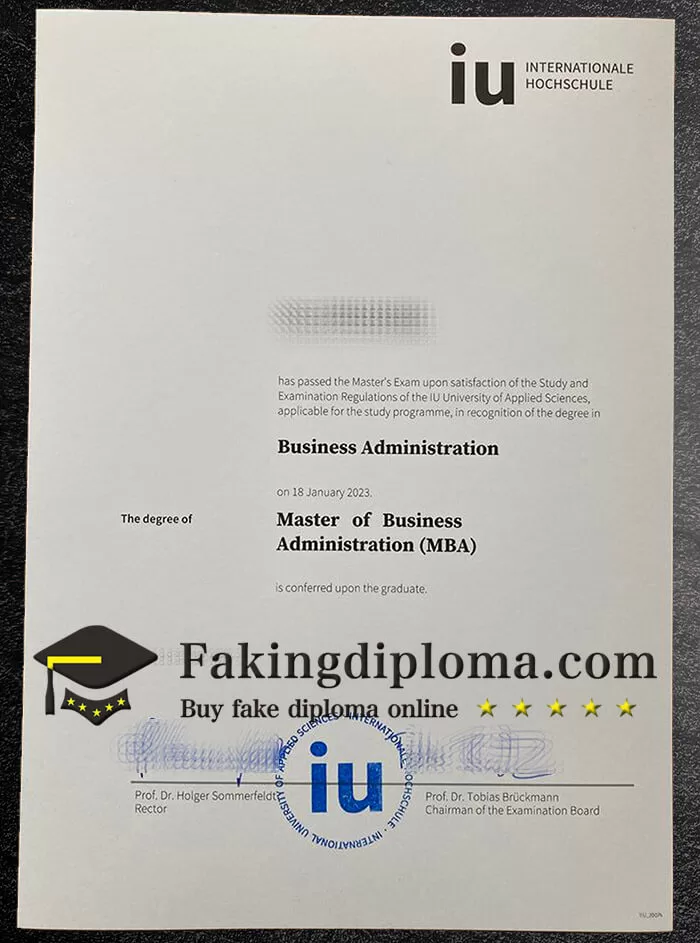 Where to buy IU Internationale Hochschule diploma? get fake degree Germany