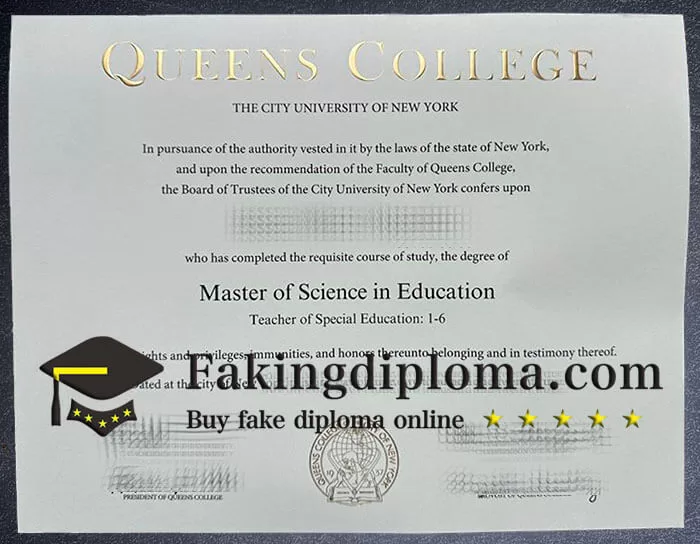 How to buy Queens College diploma? buy fake Queens College degree online.