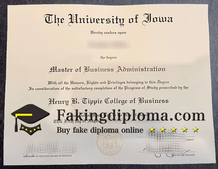 fake University of Iowa diploma. order University of Iowa certificate.
