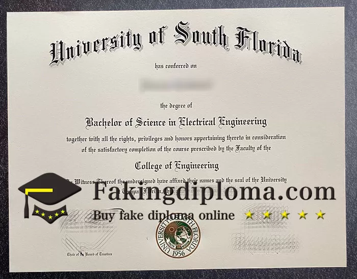 Where to order University of South florida diploma?
