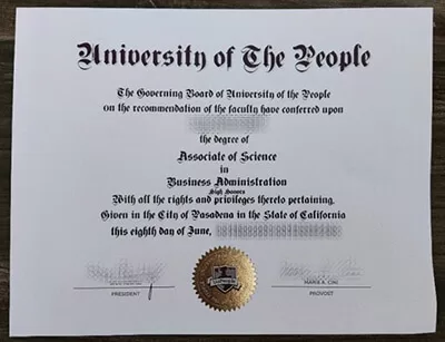 Order University of the People diploma online.