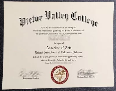 Where to Get a Victor Valley College Fake Diploma?