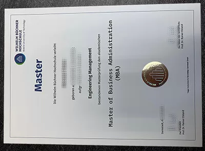 Can I order Wilhelm Büchner Hochschule diploma online?