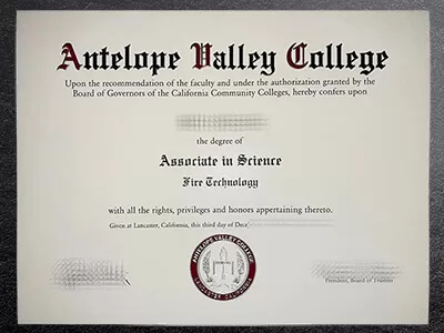 Easy and Secure Antelope Valley College Fake Diploma Orders