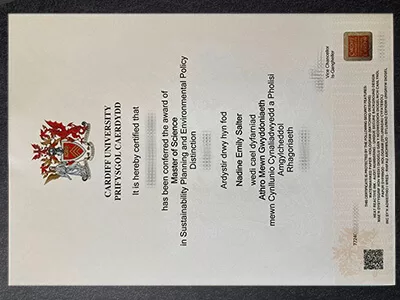 Authentic-Looking Cardiff University Fake Diploma