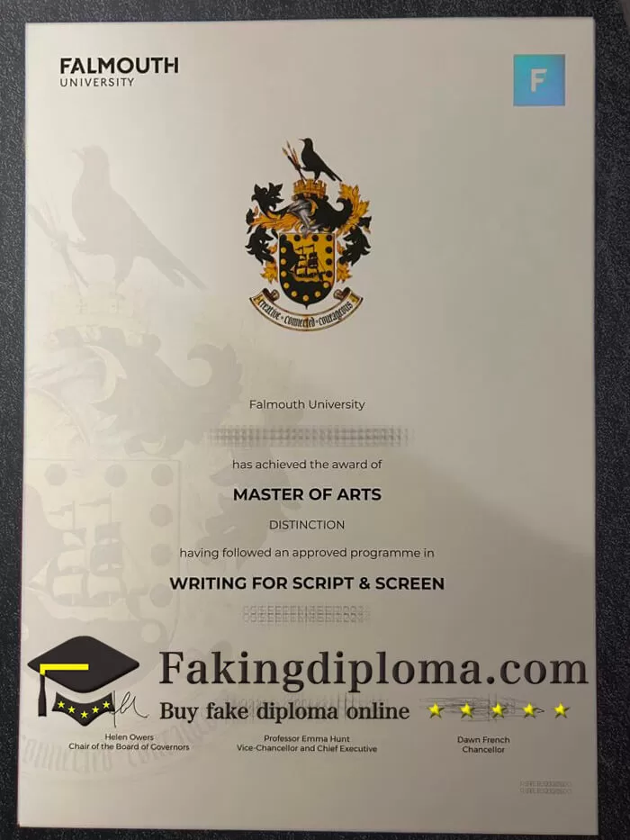 Buy Falmouth University diploma, order Falmouth University degree.