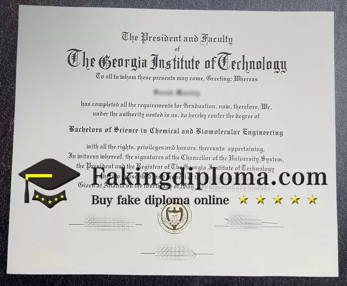 Buy Georgia Institute of Technology diploma online.