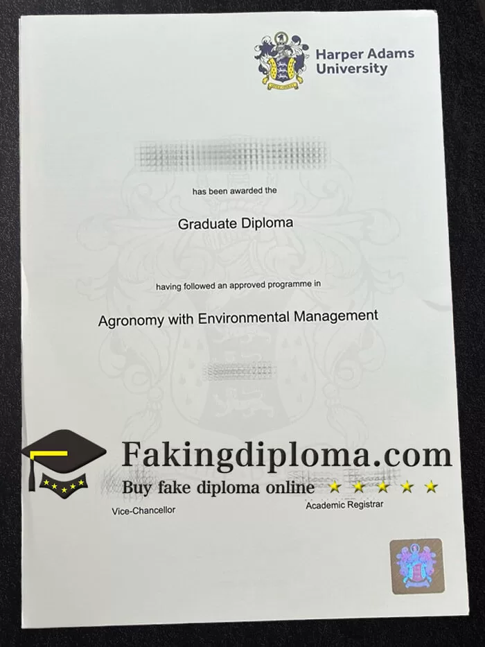 Where to order Harper Adams University diploma? get HAU degree online.
