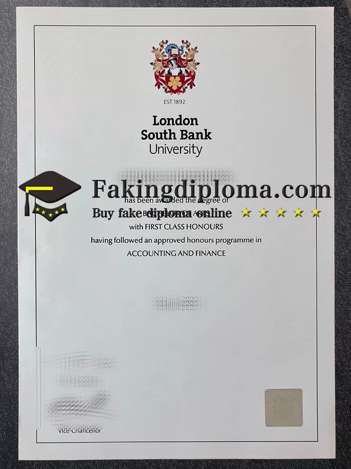 Order London South Bank University diploma, get LSBU degree online.